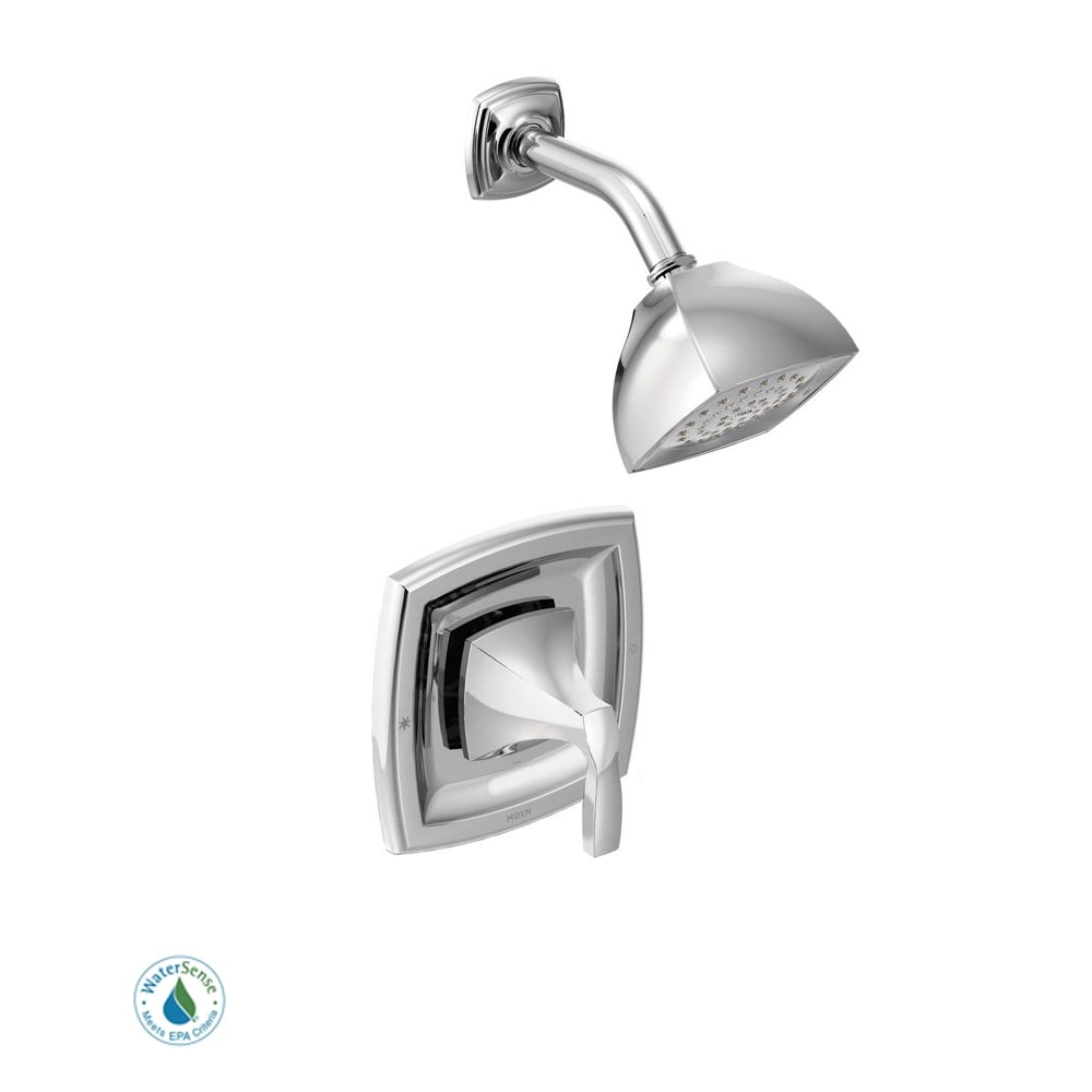 Moen Double Handle Widespread Bathroom Faucet from the M-DURA Collection (Valve Included) Chrome