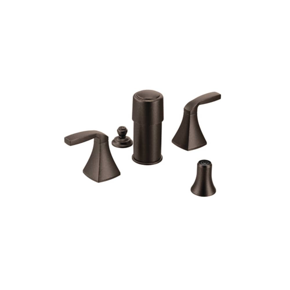 Moen Belfield Floor Mounted Tub Filler with Built-In Diverter - Includes Hand Shower Oil Rubbed Bronze