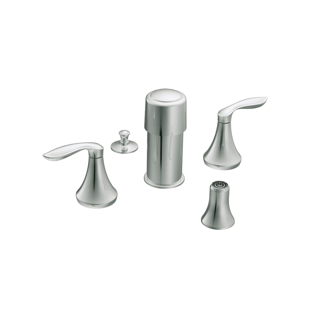 Moen Belfield Floor Mounted Tub Filler with Built-In Diverter - Includes Hand Shower Matte Black