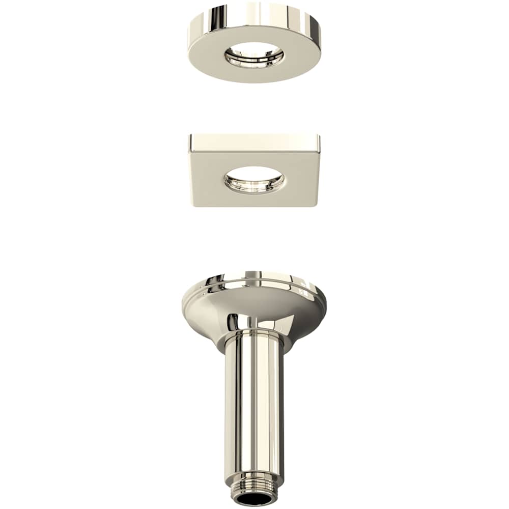 Shower 3-11/16" Ceiling Mounted Shower Arm and Flange