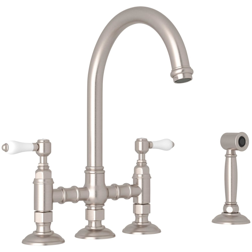 San Julio 1.5 GPM Widespread Bridge Kitchen Faucet - Includes Side Spray