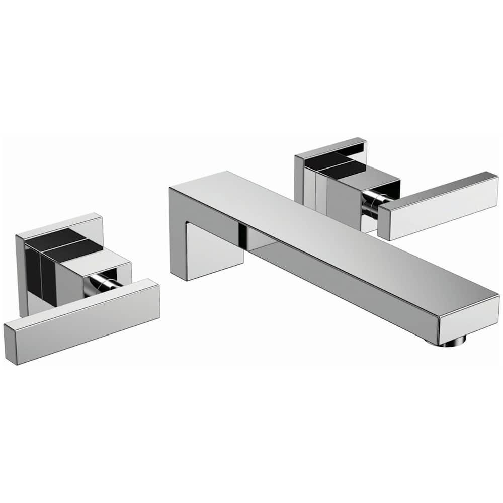Skylar 1.2 GPM Wall Mounted Widespread Bathroom Faucet