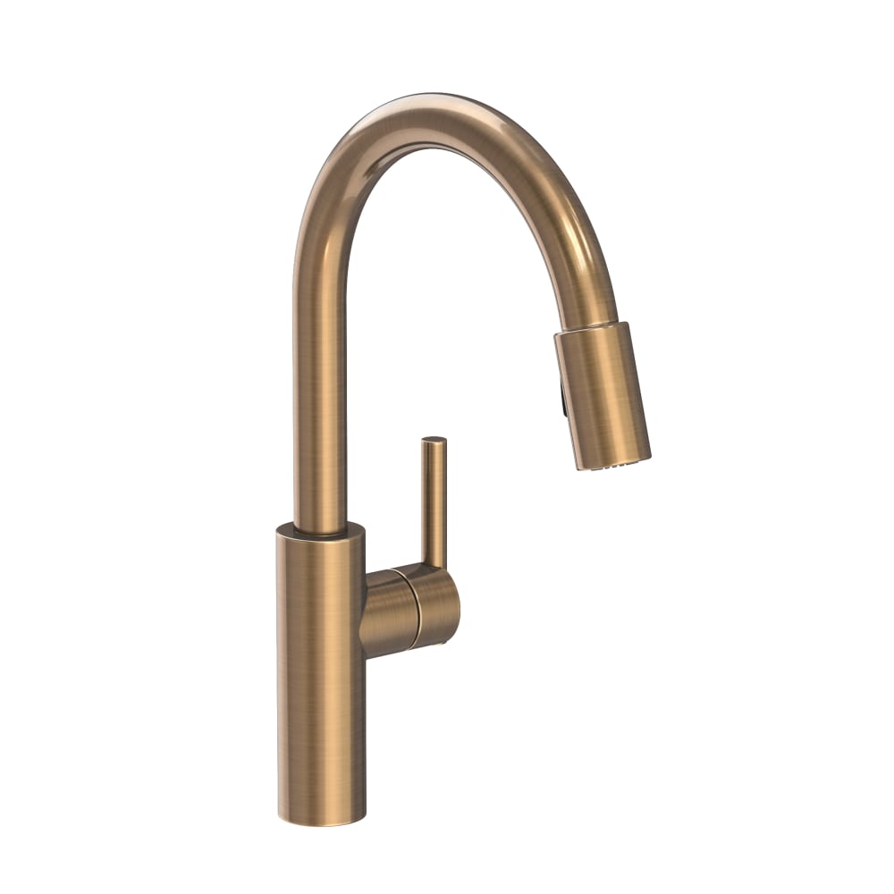 East Linear 1.8 GPM Single Hole Pull Down Kitchen Faucet