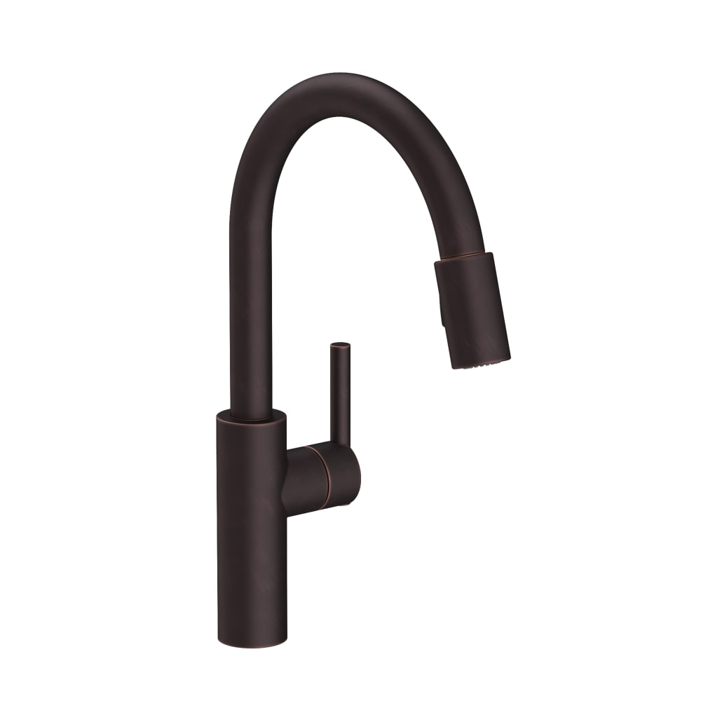 East Linear 1.8 GPM Single Hole Pull Down Kitchen Faucet