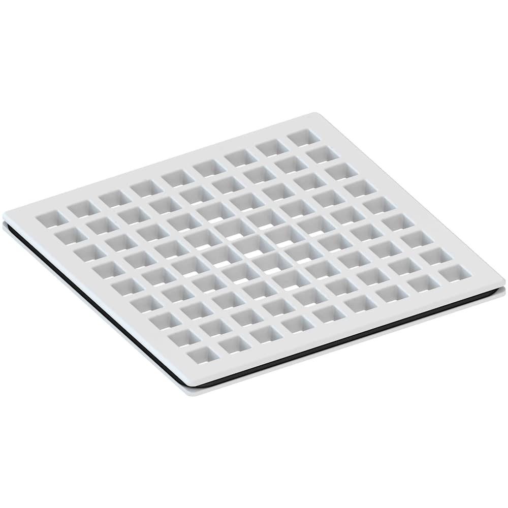 Decorative Drains 4" Square Shower Drain Grid
