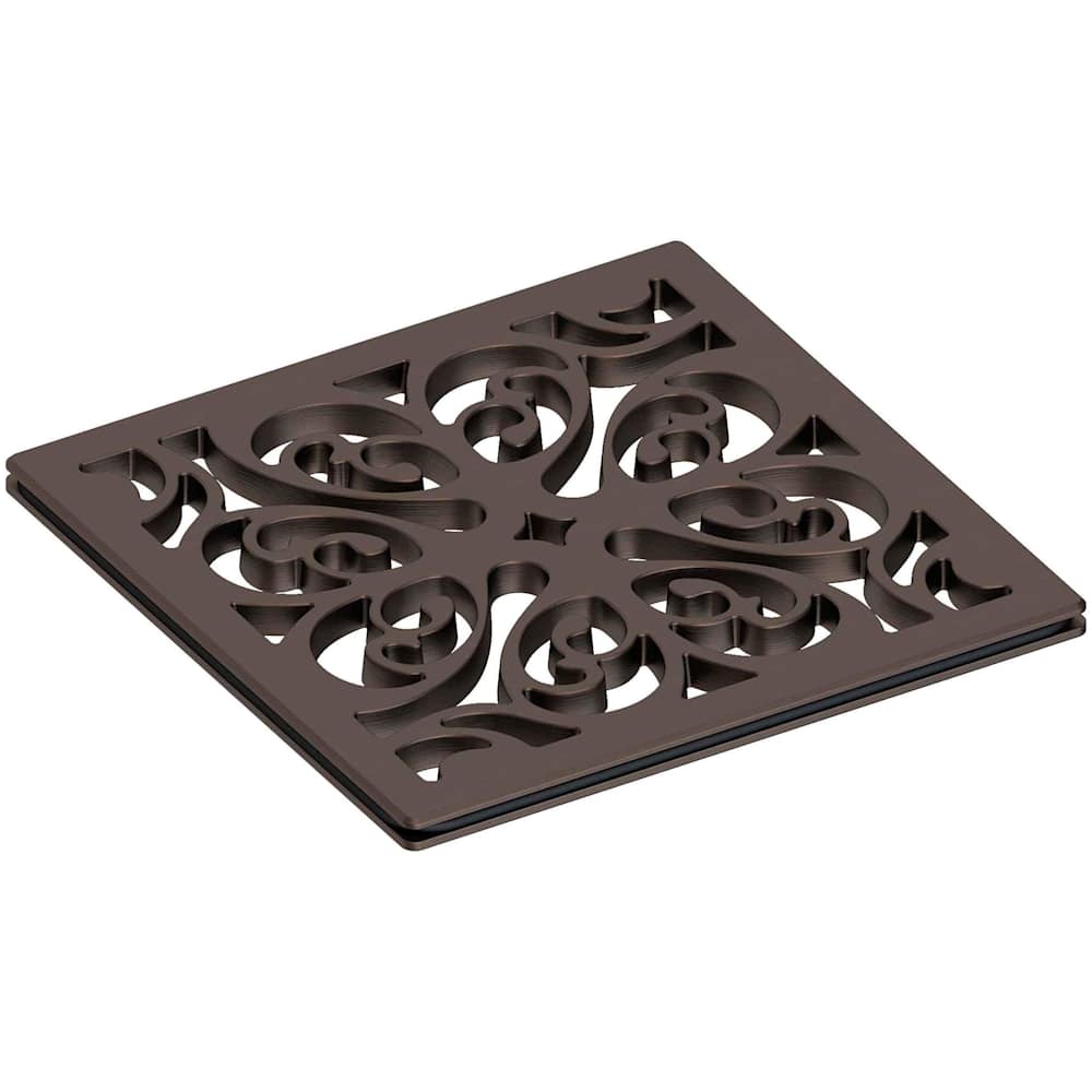 Decorative Drains 4" Square Shower Drain Grid
