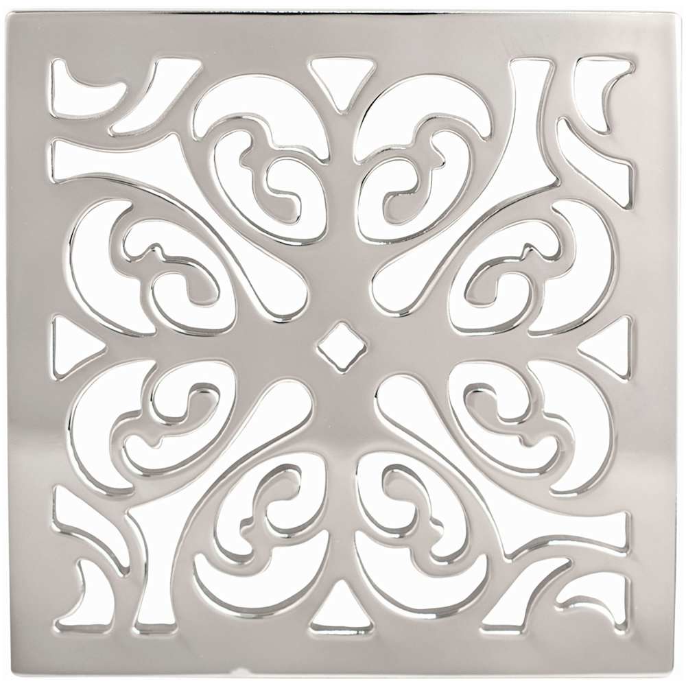 Decorative Drains 4" Square Shower Drain Grid