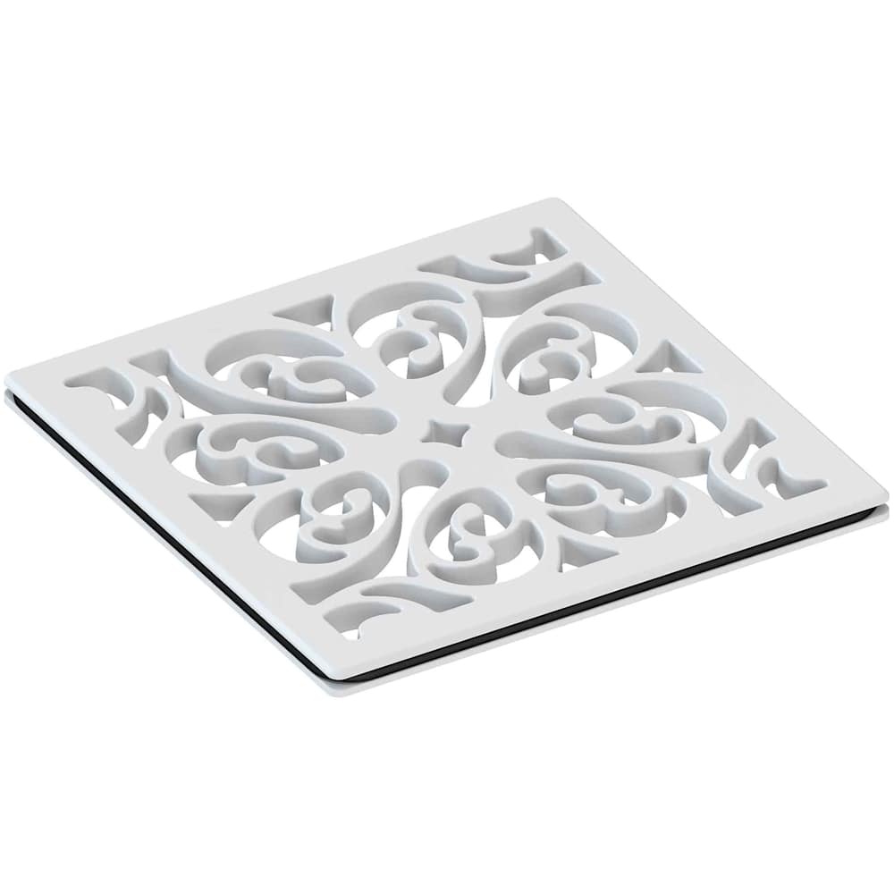 Decorative Drains 4" Square Shower Drain Grid
