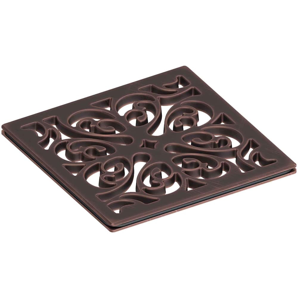 Decorative Drains 4" Square Shower Drain Grid
