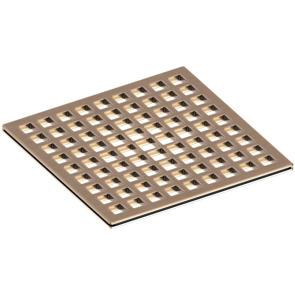 6" Square Shower Drain Grid