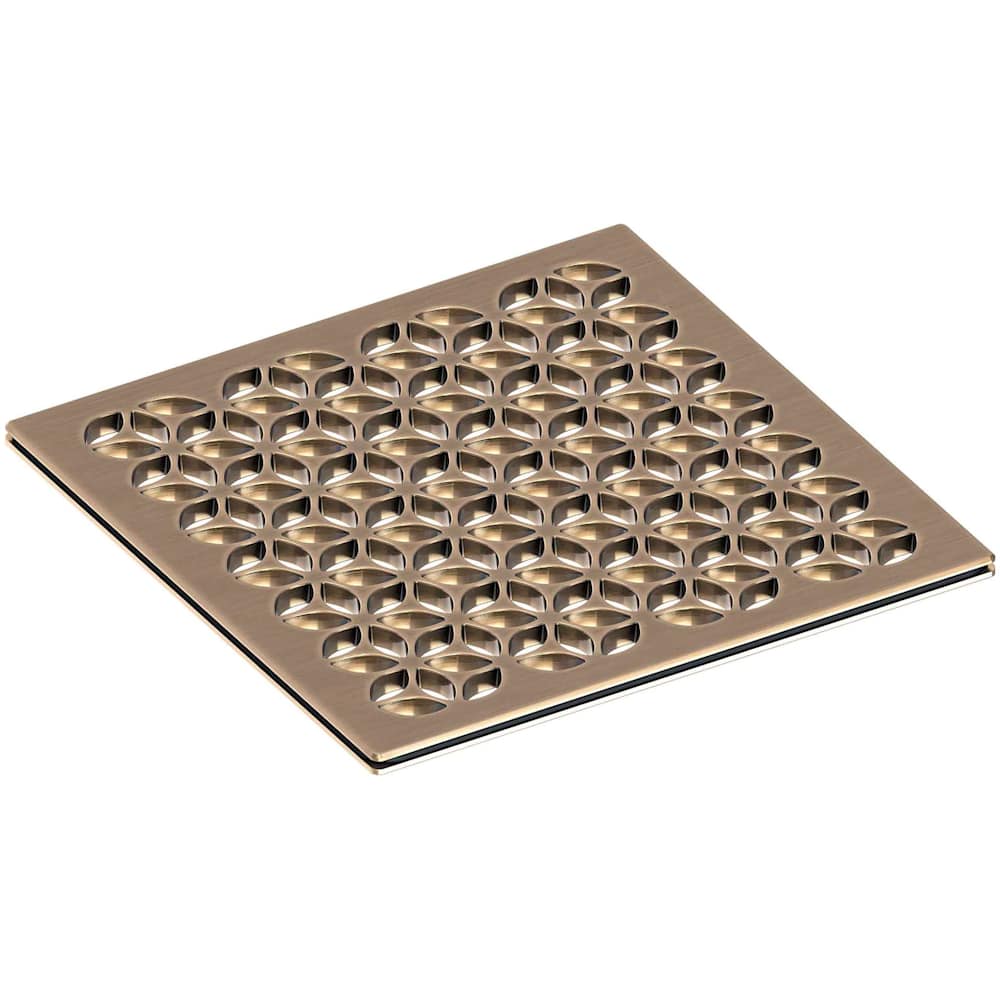 Decorative Drains 6" Square Shower Drain Grid