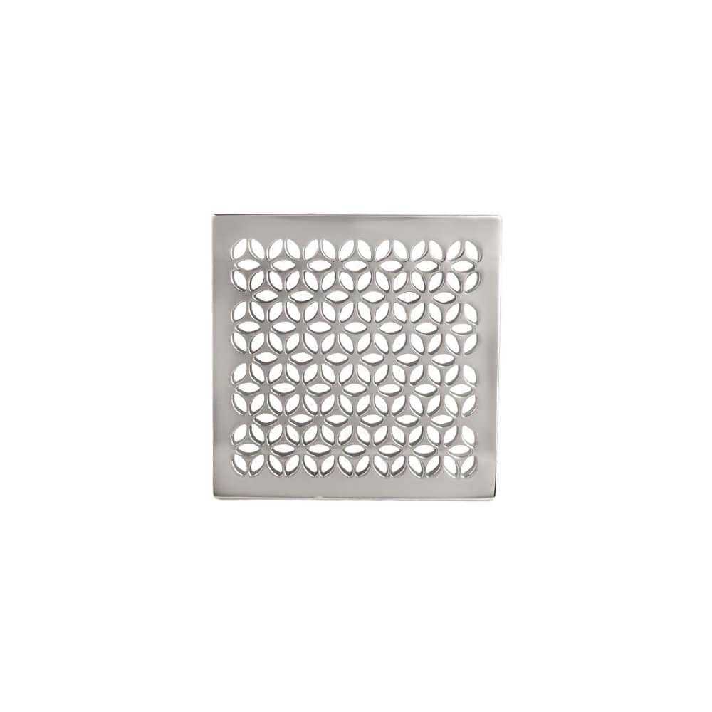 Decorative Drains 6" Square Shower Drain Grid