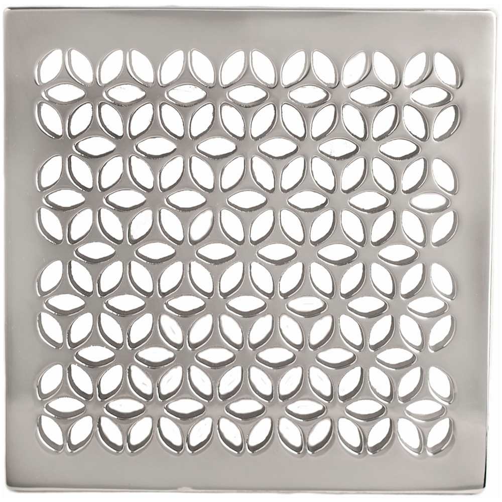 Decorative Drains 6" Square Shower Drain Grid