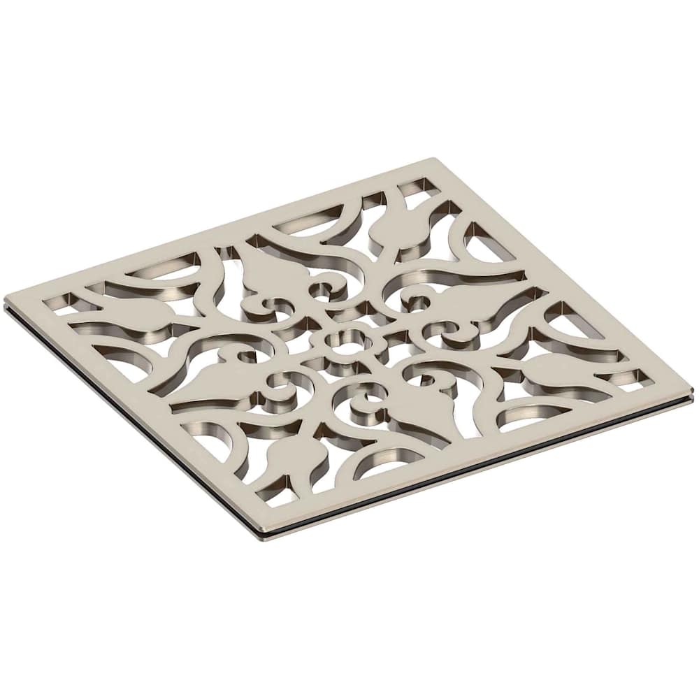 Decorative Drains 6" Square Shower Drain Grid