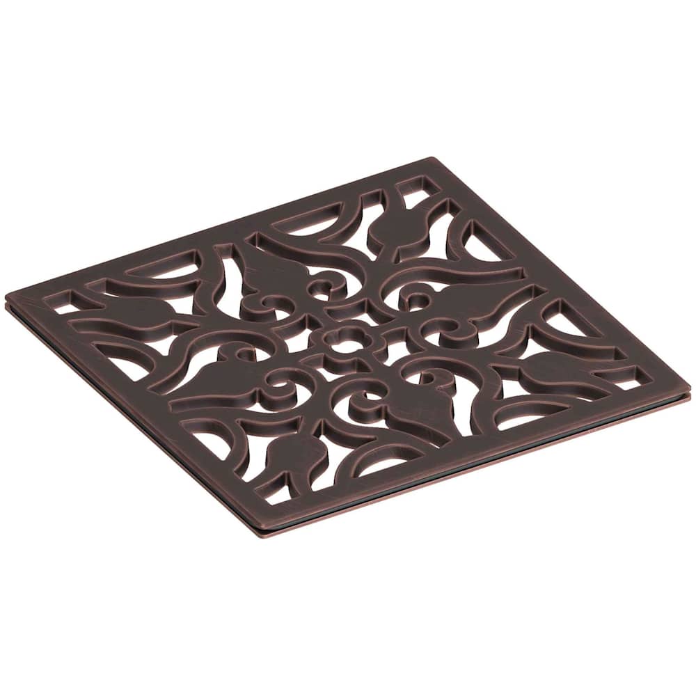 Decorative Drains 6" Square Shower Drain Grid