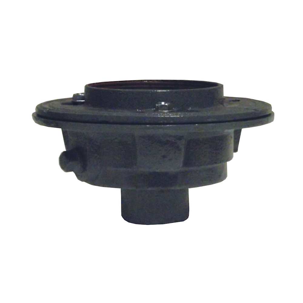 Decorative Drains Cast Iron 4" IPS Shower Drain Body