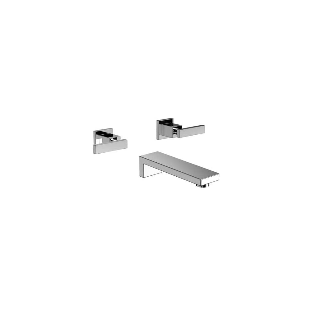 Skylar Wall Mounted Roman Tub Faucet Trim with Metal Lever Handles