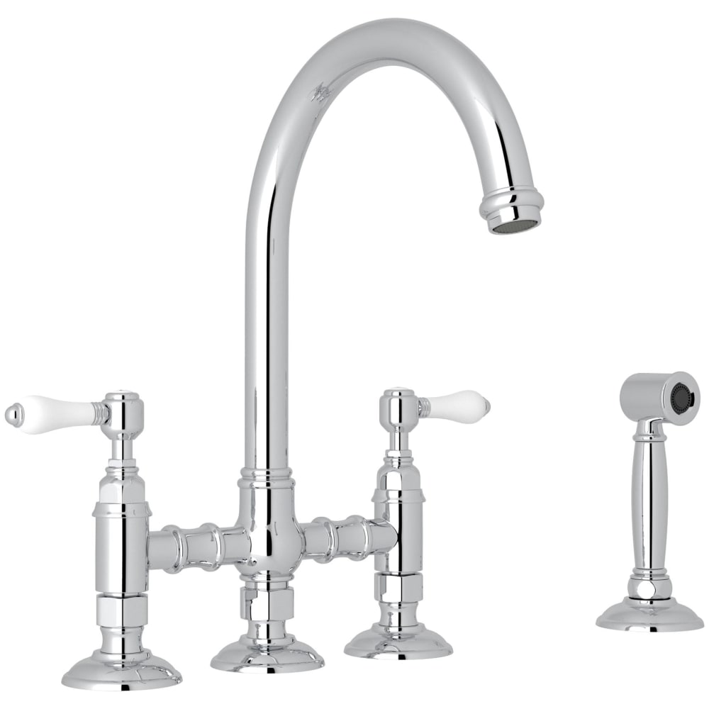 San Julio 1.5 GPM Widespread Bridge Kitchen Faucet - Includes Side Spray