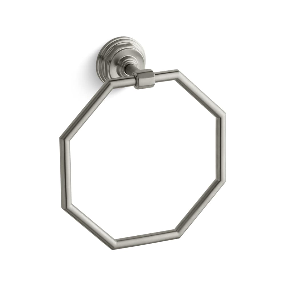 Classic Elegance and Art Deco Design Towel Ring from Pinstripe Collection