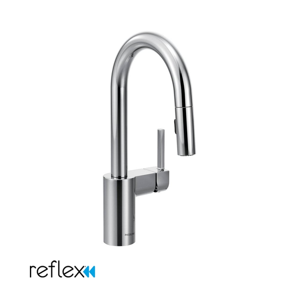 Moen Align 1.5 GPM Single Hole Pull Down Bar Faucet with Reflex and Duralast Technology Chrome