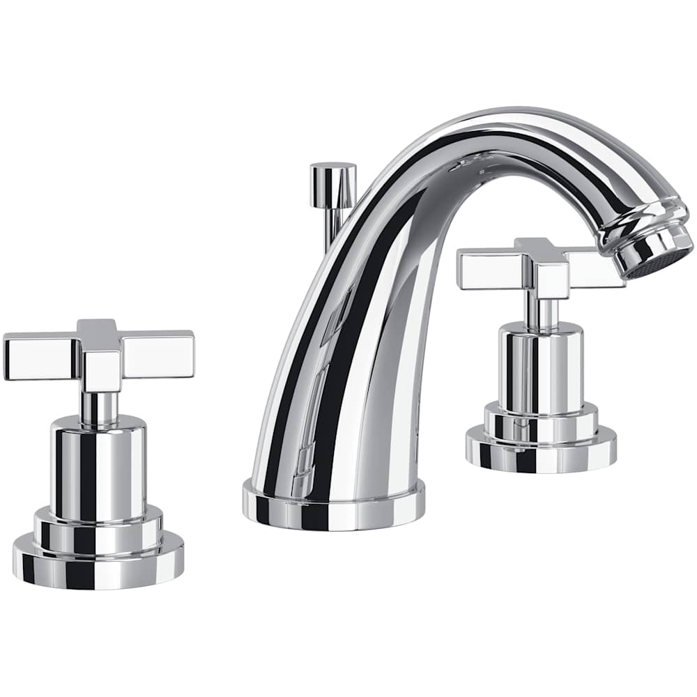 Lombardia 1.2 GPM Widespread Bathroom Faucet with Pop-Up Drain Assembly