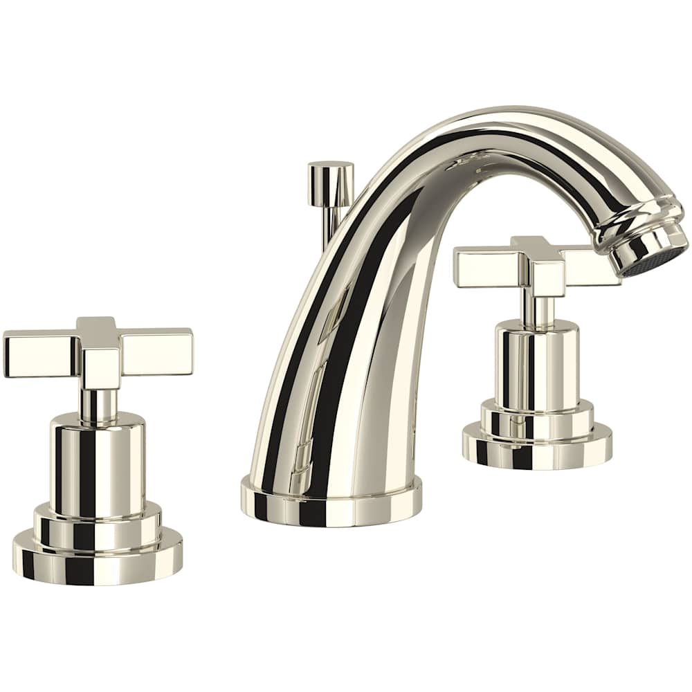Lombardia 1.2 GPM Widespread Bathroom Faucet with Pop-Up Drain Assembly