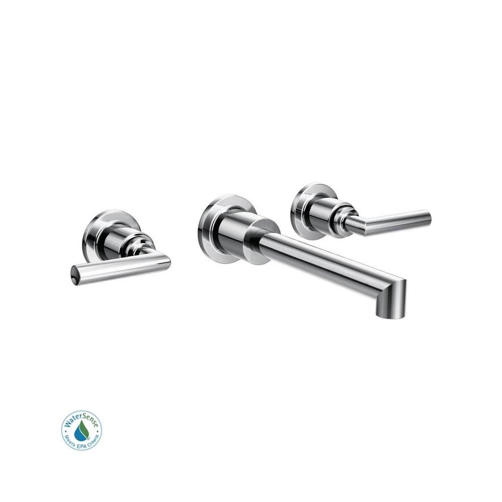 Moen Weymouth Single Handle Single Hole Bathroom Faucet (Valve Included) Brushed Nickel