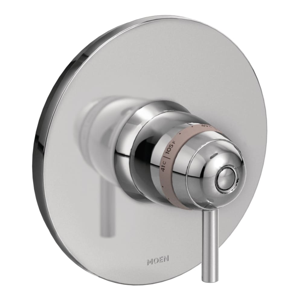 Moen Weymouth Floor Mounted Clawfoot Tub Filler with Built-In Diverter, Lever Handles, and Hand Shower - Risers and Rough-In Sold Separately Chrome