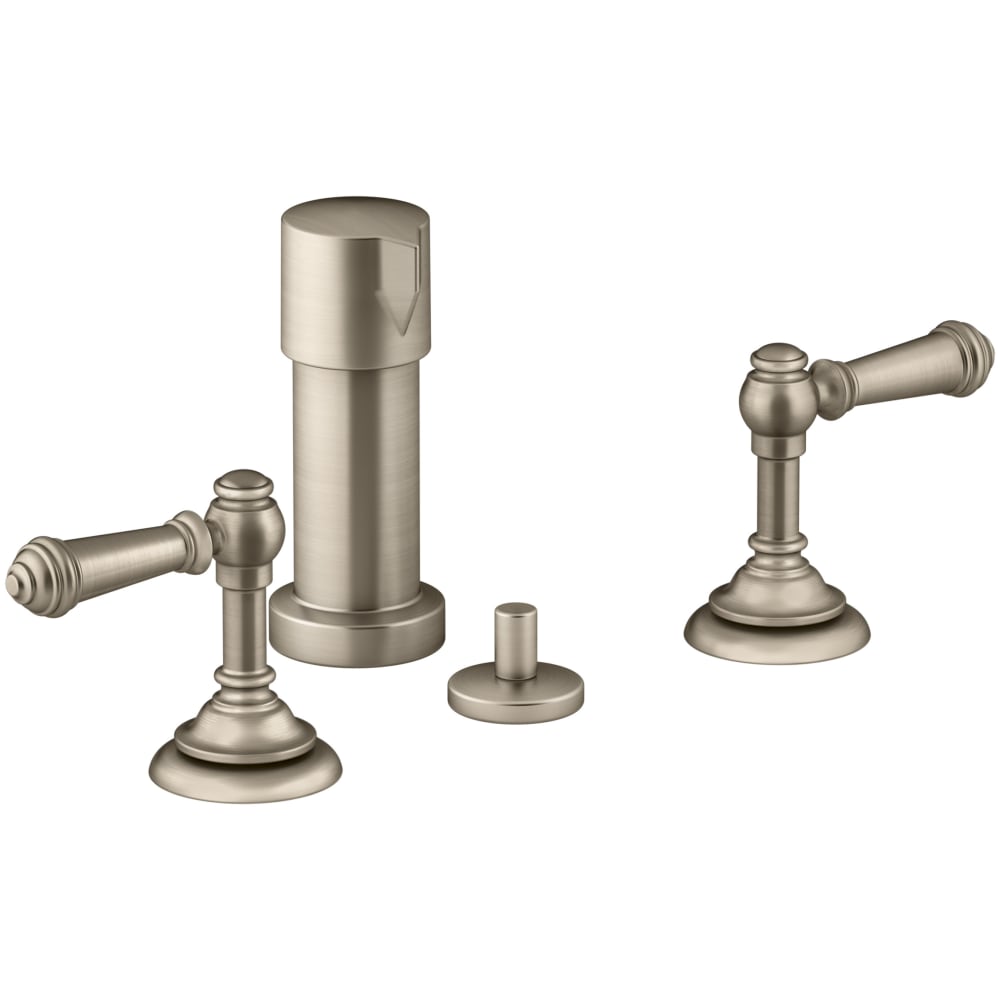 Artifacts Vertical Spray Bidet Faucet with Lever Handles