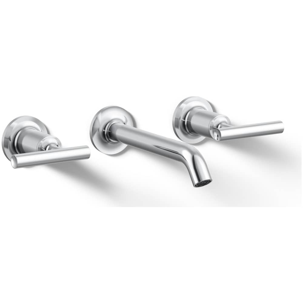 Purist 1.2 GPM Wall Mounted Widespread Bathroom Faucet
