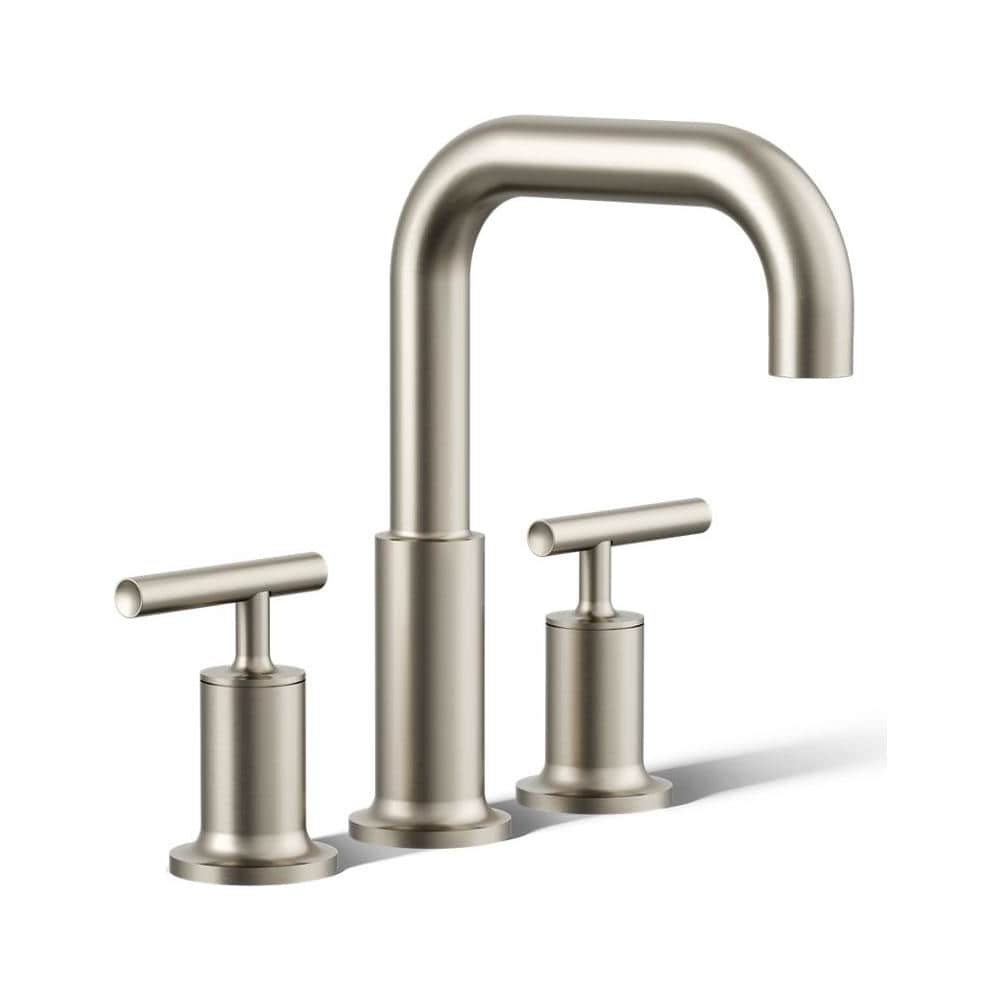 Purist Deck Mounted Roman Tub Filler with Dual Lever Handle