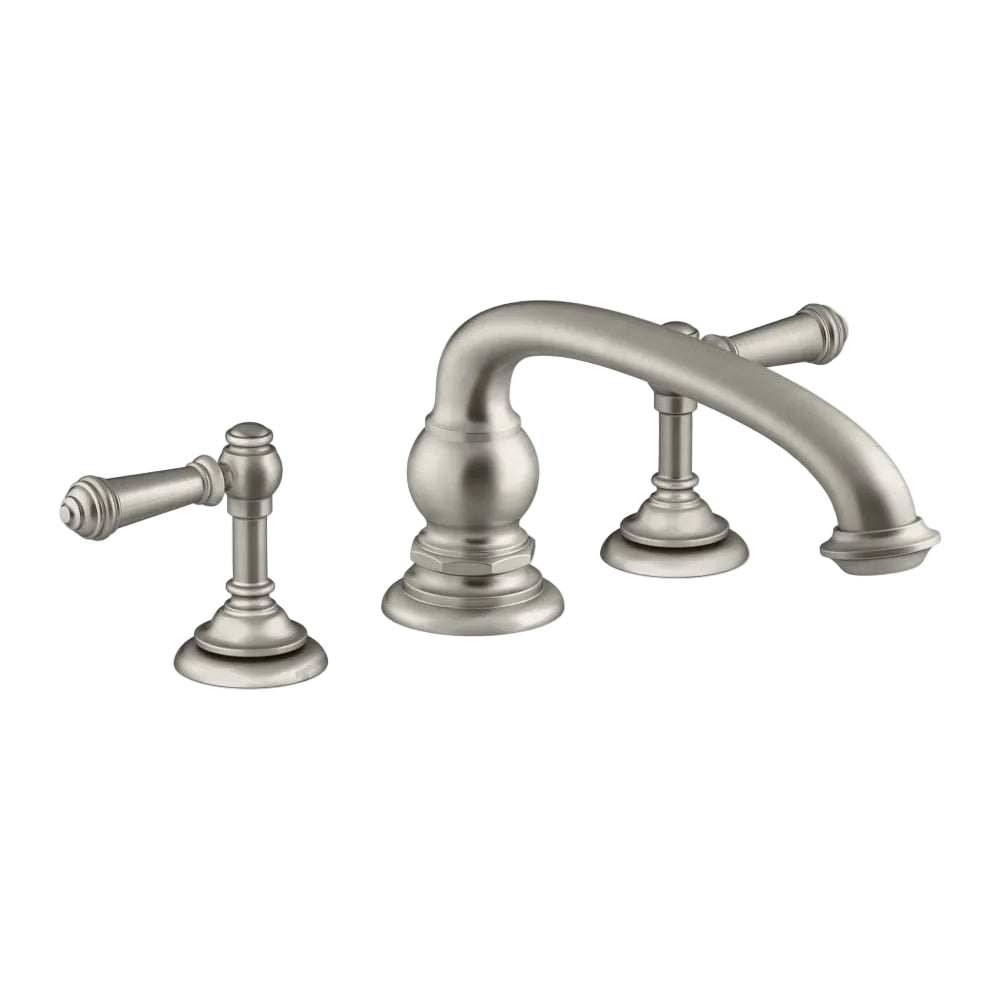 Artifacts Deck Mounted Roman Tub Filler with Metal Lever Handles