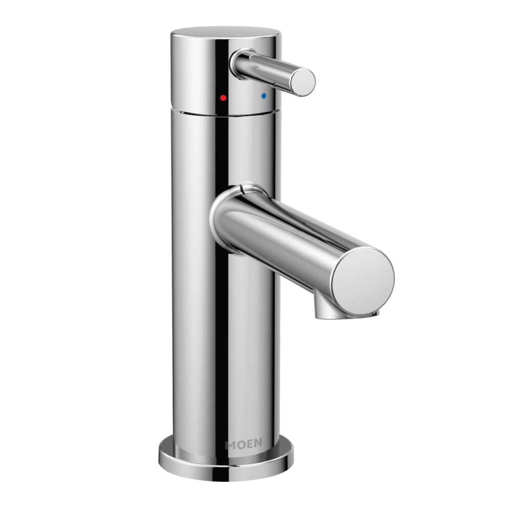 Moen Align 1.2 GPM Single Hole Bathroom Faucet with Pop-Up Drain Assembly Chrome