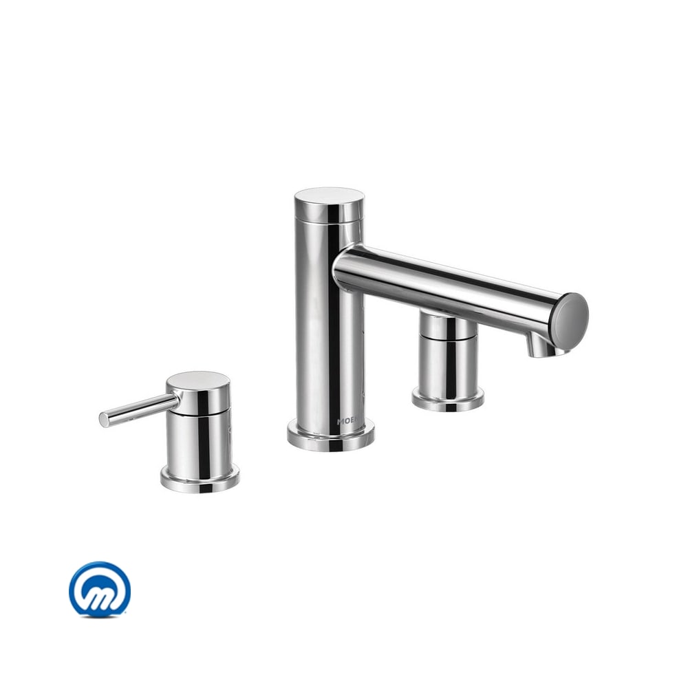 Moen M-Dura 1.2 GPM Centerset Bathroom Faucet - Includes Pop-Up Drain Brushed Nickel