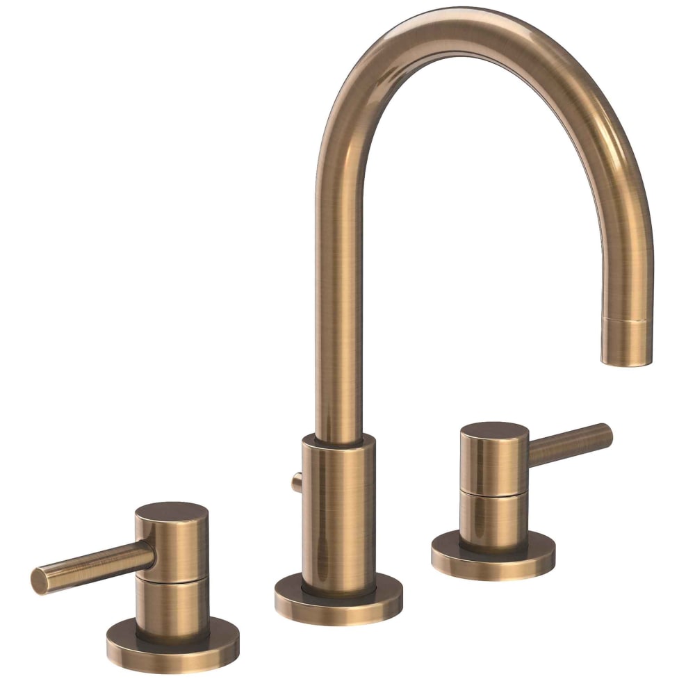 East Linear 1.2 GPM Widespread Bathroom Faucet with Pop-Up Drain Assembly