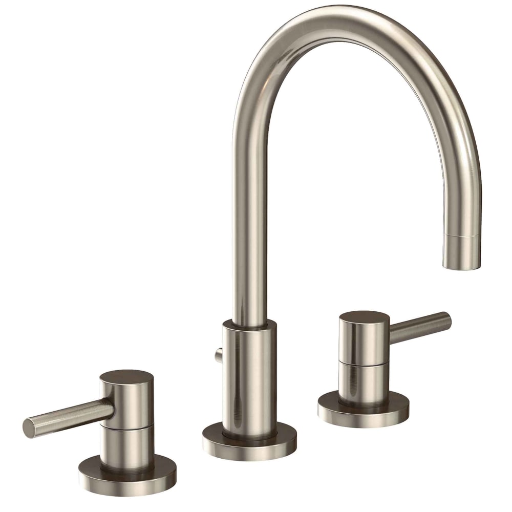 East Linear 1.2 GPM Widespread Bathroom Faucet with Pop-Up Drain Assembly