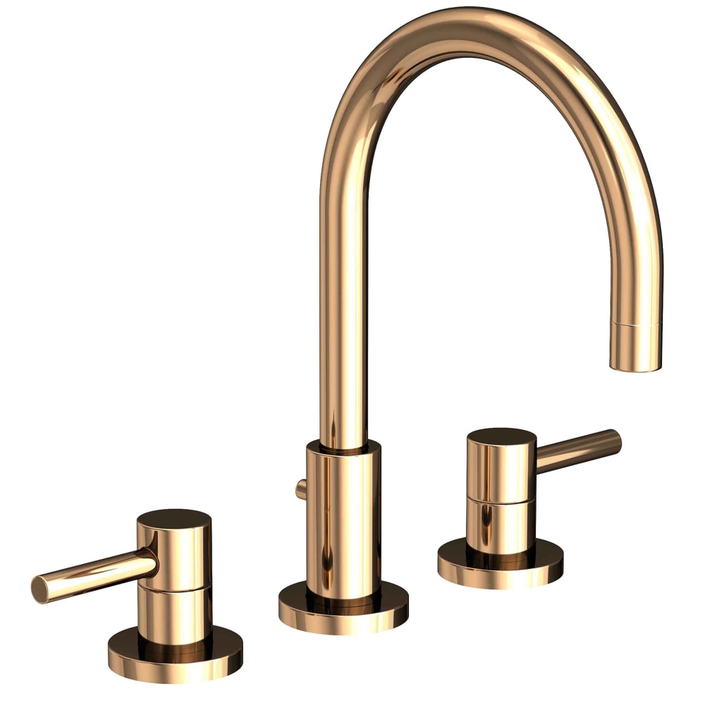 East Linear 1.2 GPM Widespread Bathroom Faucet with Pop-Up Drain Assembly