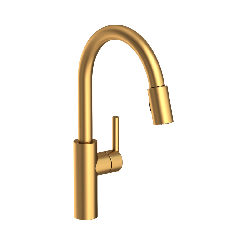East Linear 1.8 GPM Single Hole Pull Down Kitchen Faucet