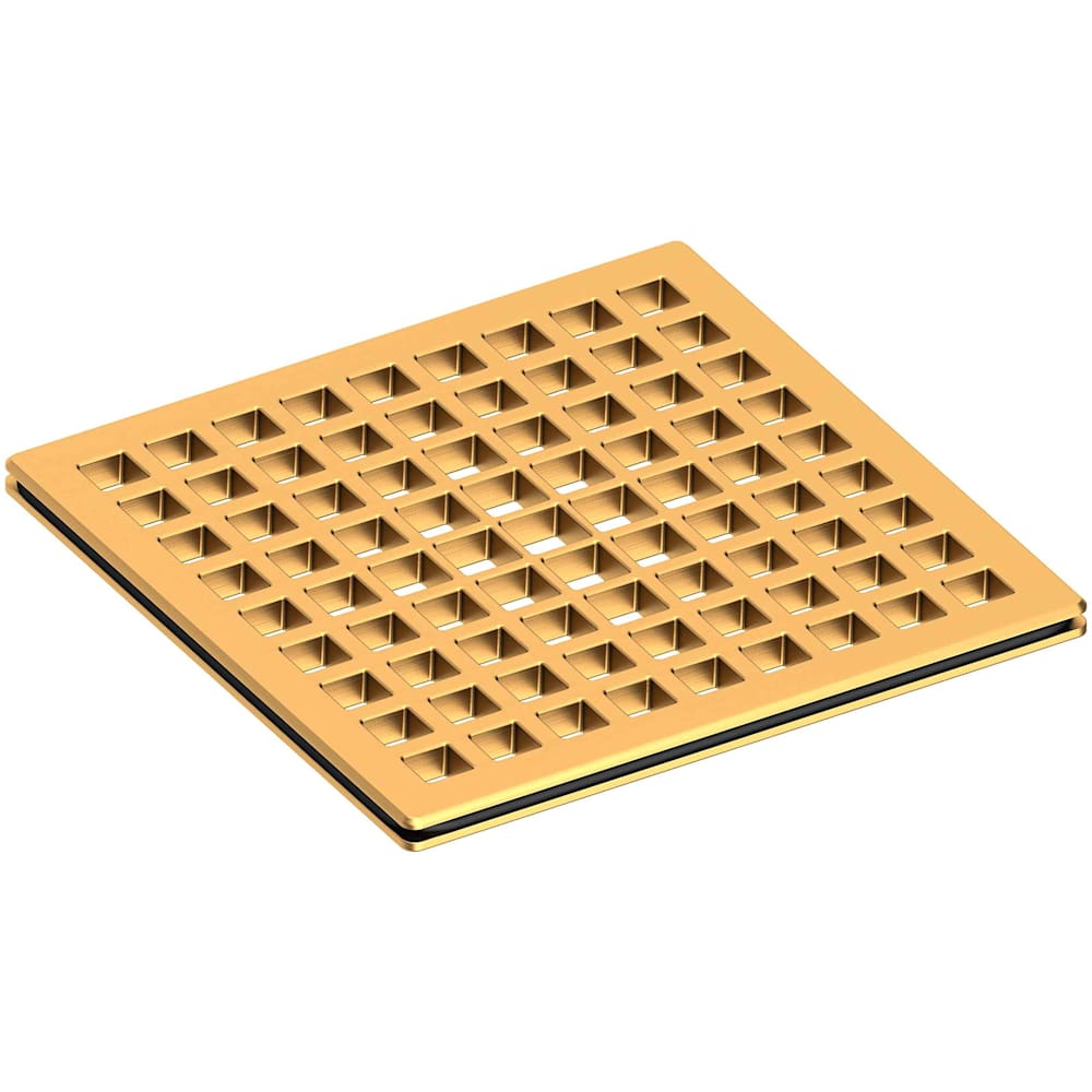 Decorative Drains 4" Square Shower Drain Grid