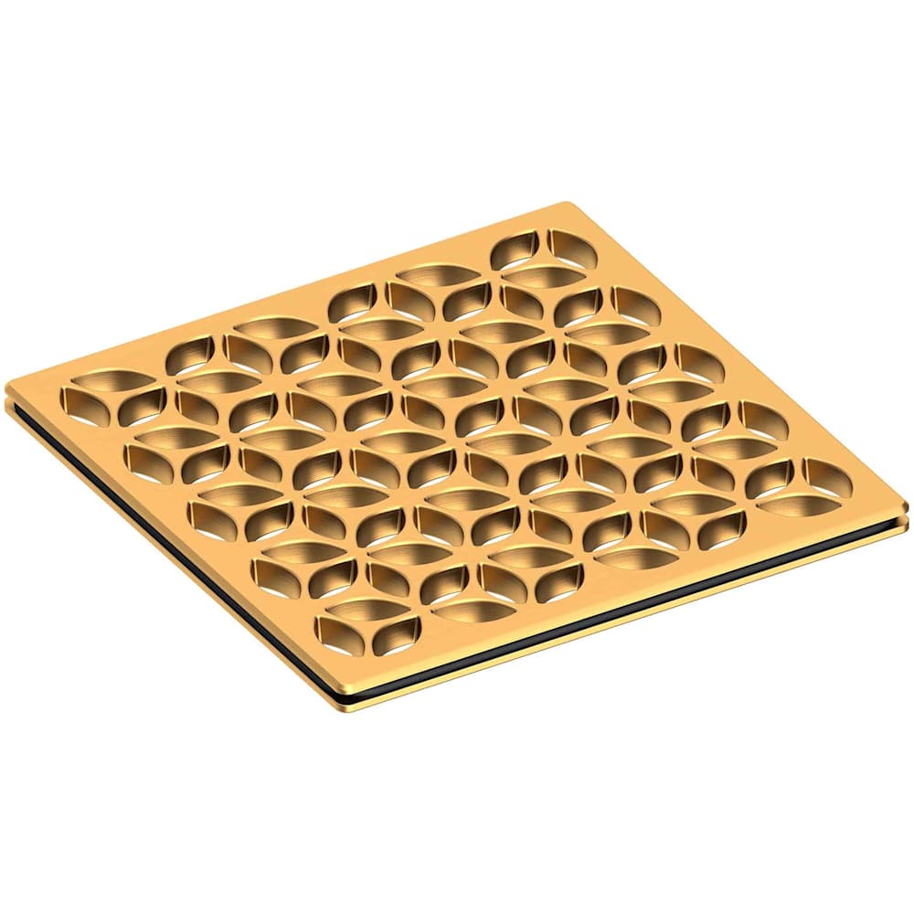 Decorative Drains 4" Square Shower Drain Grid