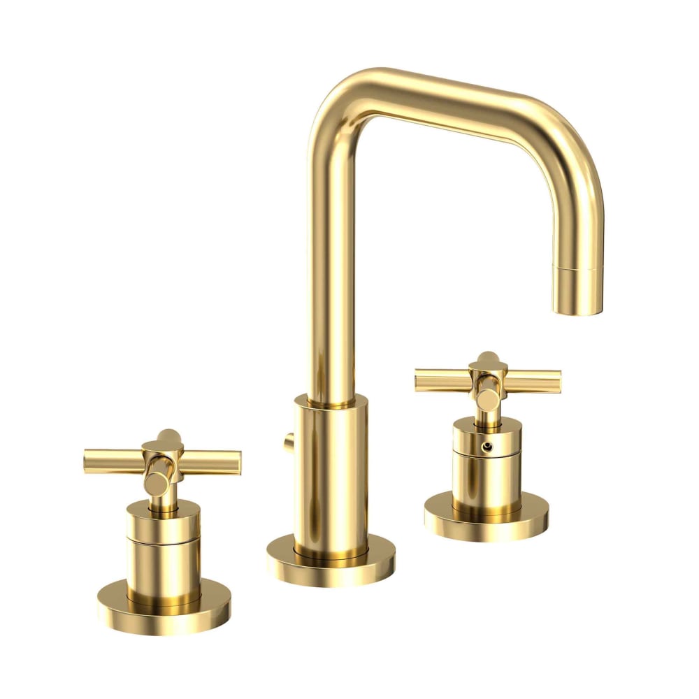 East Square 1.2 GPM Widespread Bathroom Faucet with Pop-Up Drain Assembly