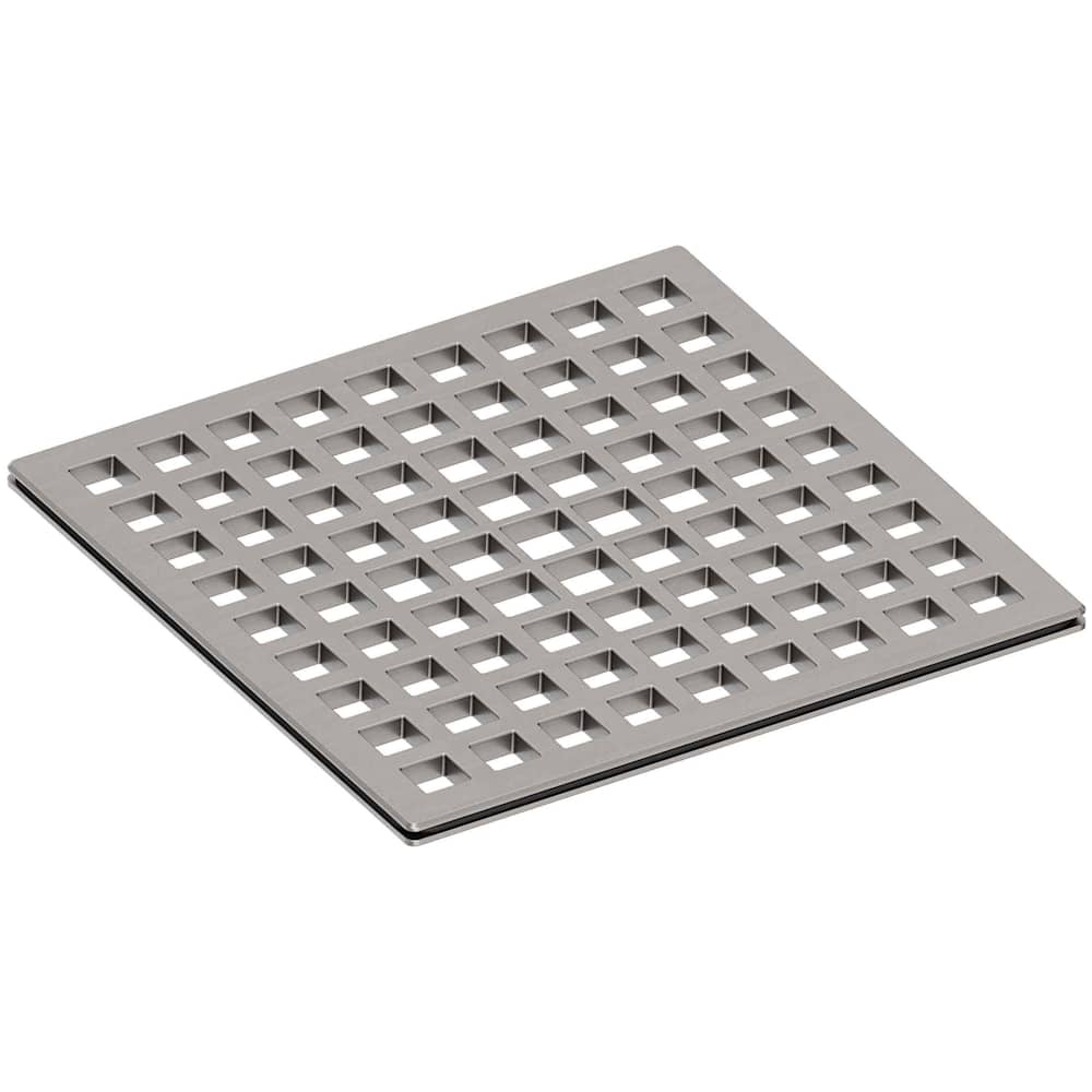 6" Square Shower Drain Grid