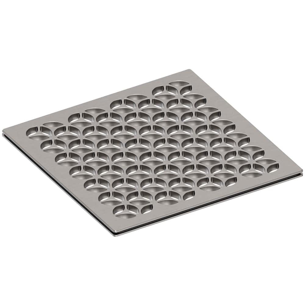 Decorative Drains 6" Square Shower Drain Grid