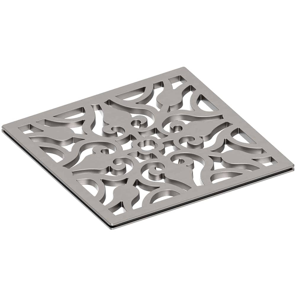 Decorative Drains 6" Square Shower Drain Grid
