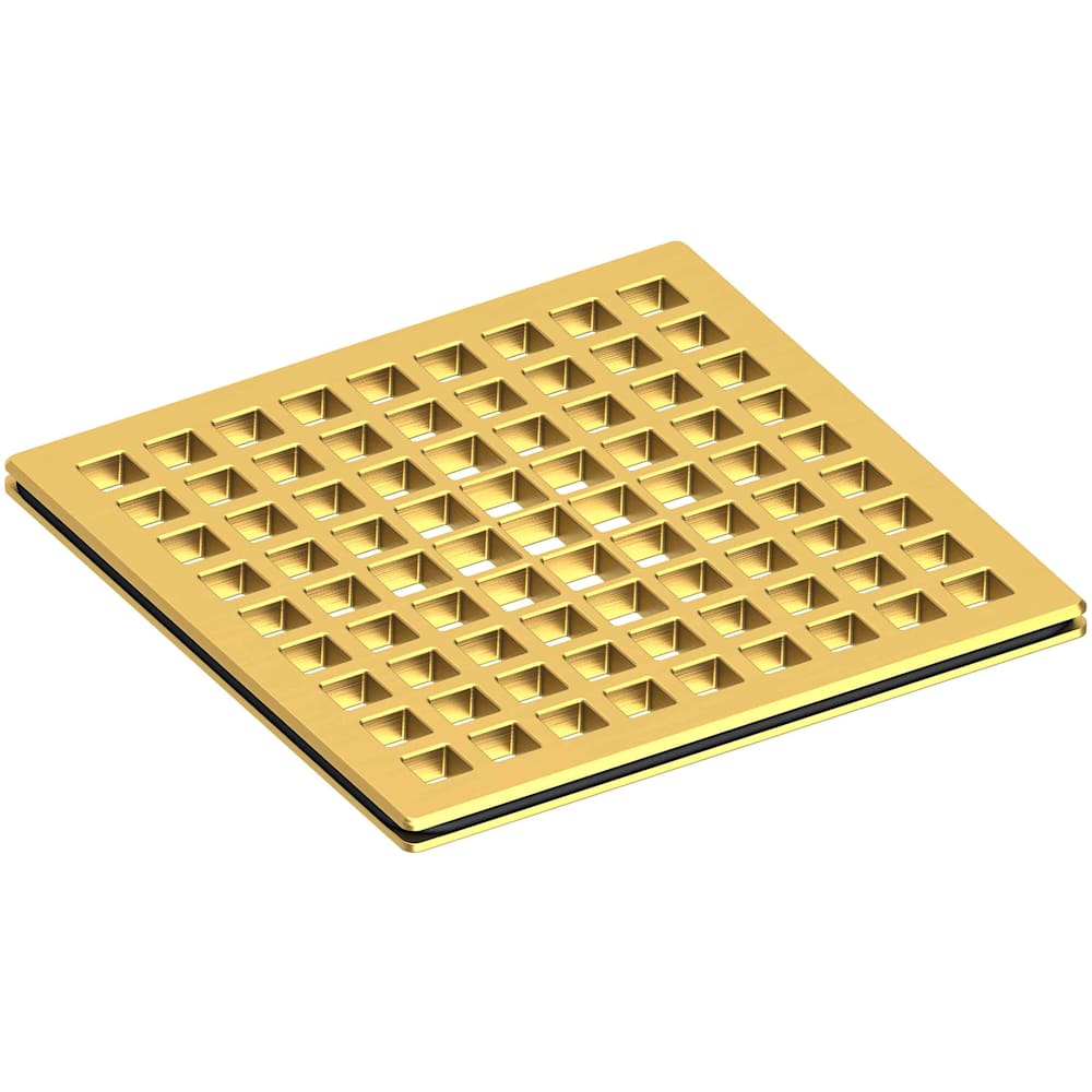Decorative Drains 4" Square Shower Drain Grid