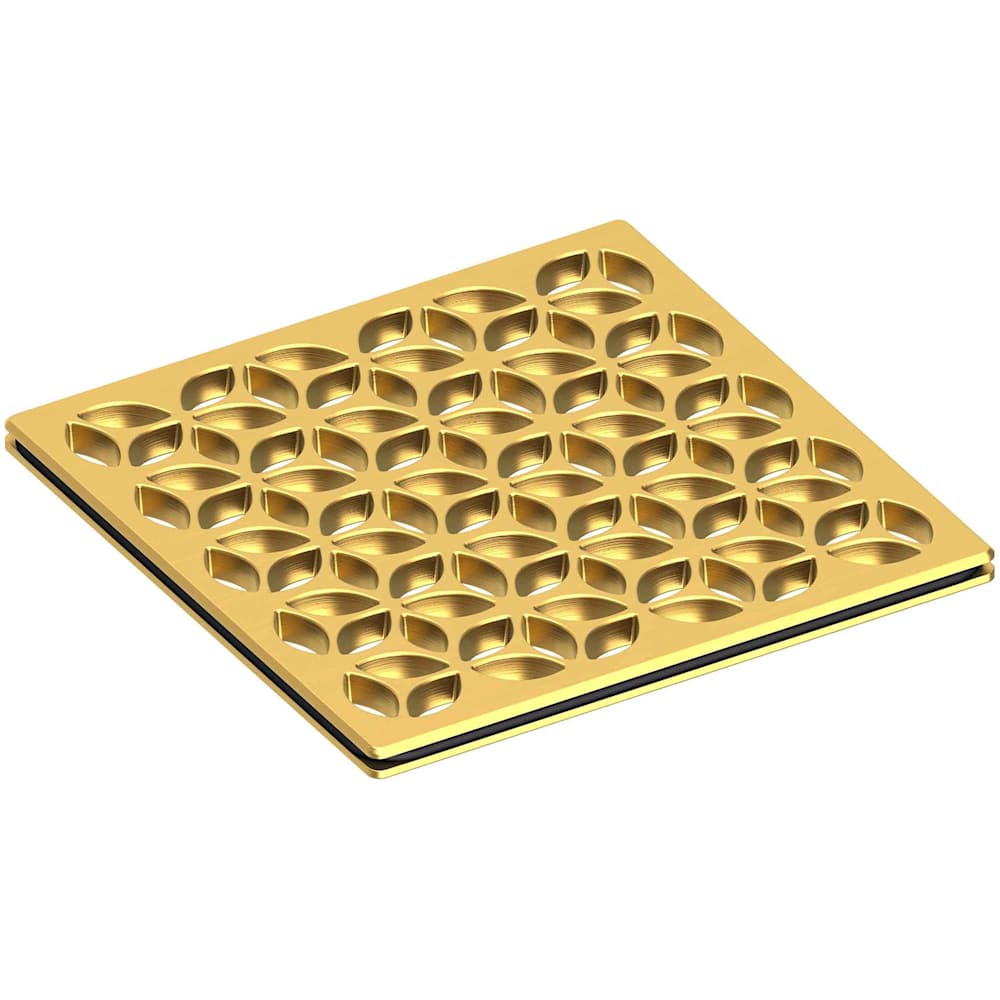 Decorative Drains 4" Square Shower Drain Grid