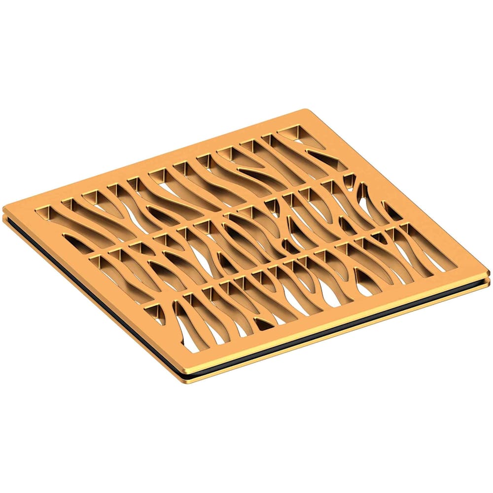Decorative Drains 4" Square Shower Drain Grid