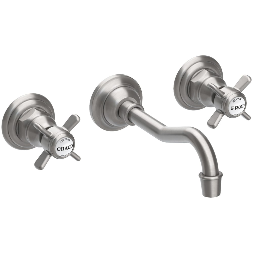 Fairfield 1.2 GPM Wall Mounted Widespread Bathroom Faucet