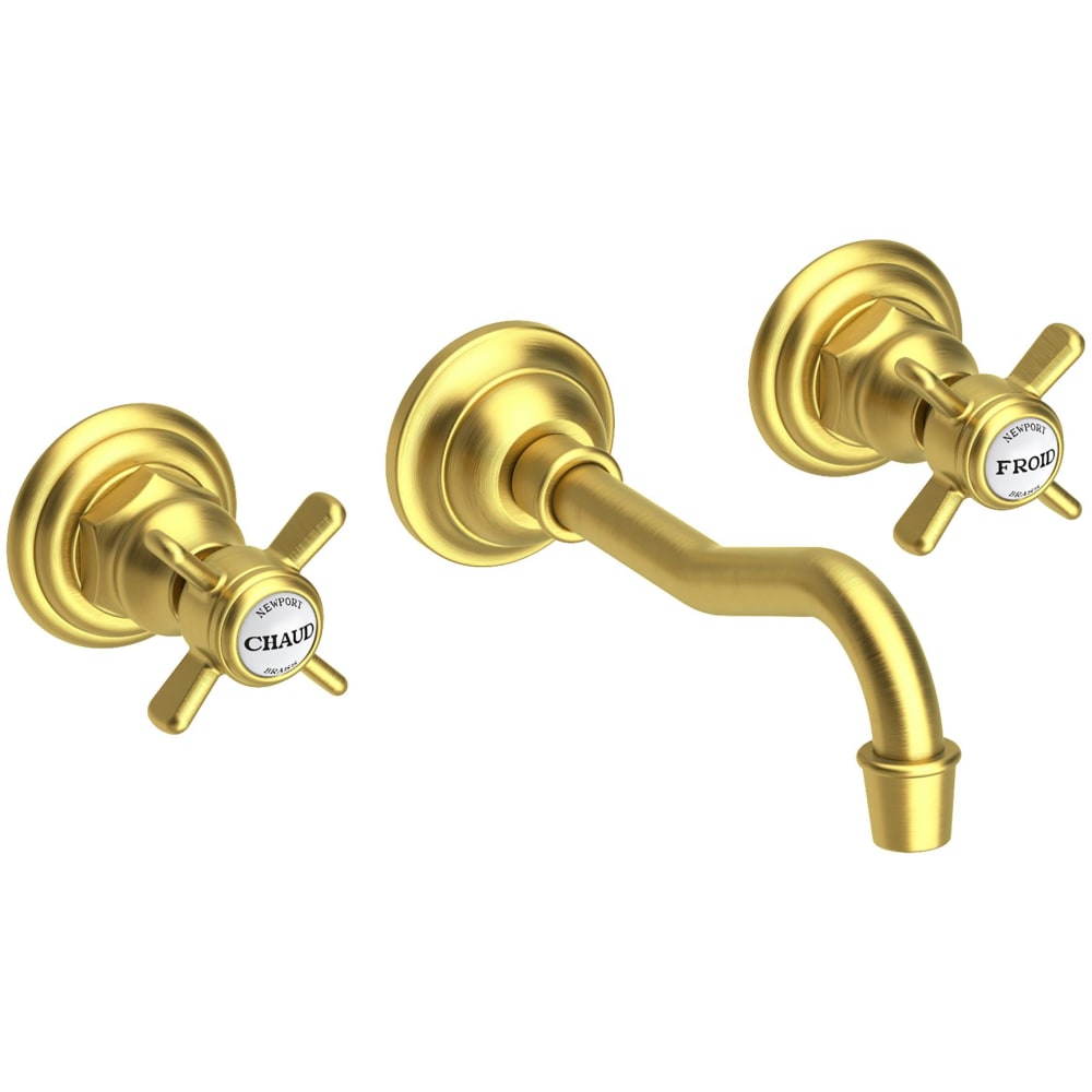 Fairfield 1.2 GPM Wall Mounted Widespread Bathroom Faucet