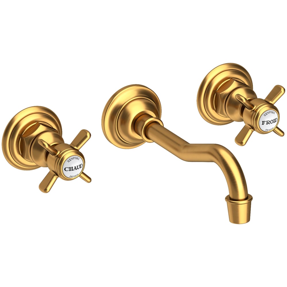Fairfield 1.2 GPM Wall Mounted Widespread Bathroom Faucet